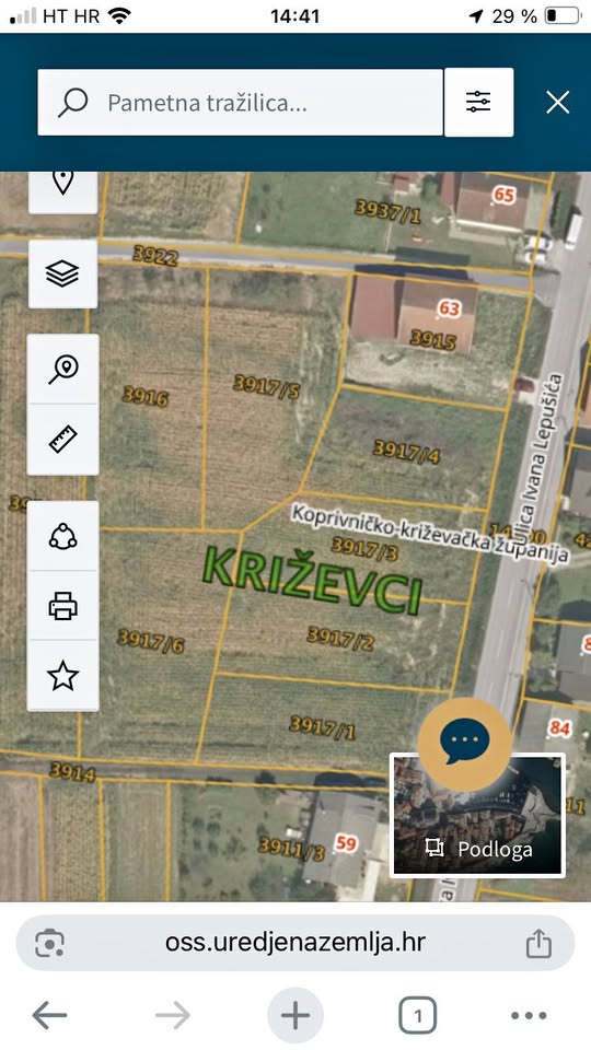 Građevinska zemljišta u Križevcima – 700–1200 m² uz glavnu cestu, odlična investicija