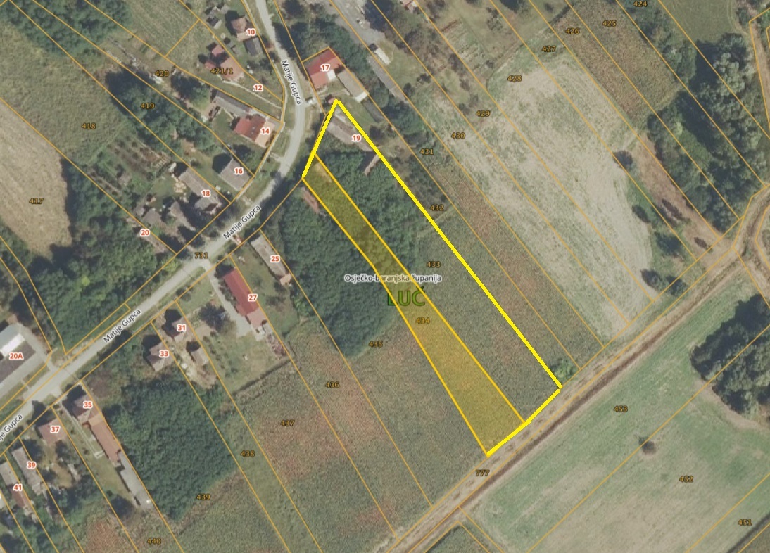 Građevinsko zemljište - Luč, Beli Manastir (6.540 m²)