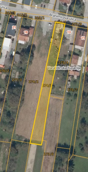 Građevinsko zemljište - Trnovec, Varaždin ( 1.248 m² )