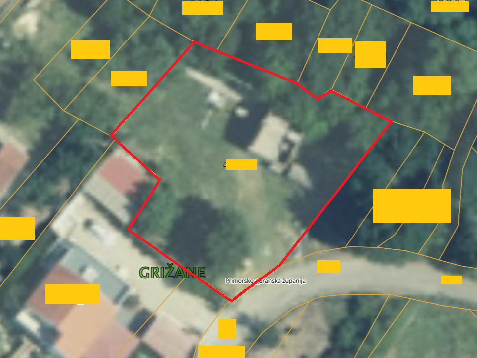 Građevinsko zemljište- Vinodolska općina-Grižane 946 m2,